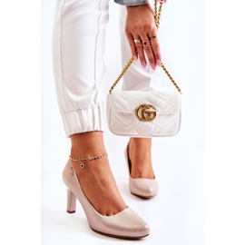 Naisten pumput Sergio Leone Kulta Kiiltävä Orsola kultainen 1