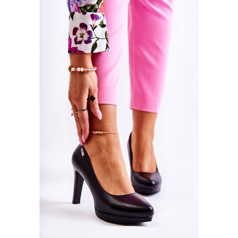 Sergio Leone Naisten klassiset pumput alustalla musta 1