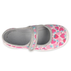 Befado lasten kengät 114x485 vaaleanpunainen harmaa 3
