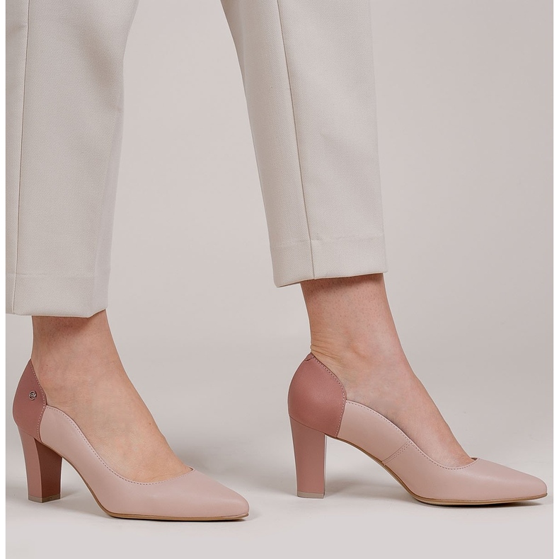 Pink Marco Shoes naisten pumput vaaleanpunainen 1