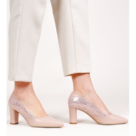 Marco Shoes Naisten pumput puuterin vaaleanpunaisen värisenä vaaleanpunainen 1