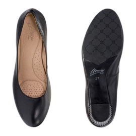 Marco Shoes Sileät mustat kengät 1170P 3D-korolla 1