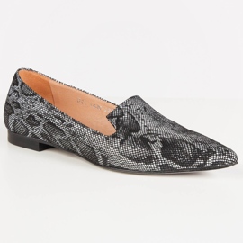 Marco Shoes Mustat käärmeennaiset herrat 1