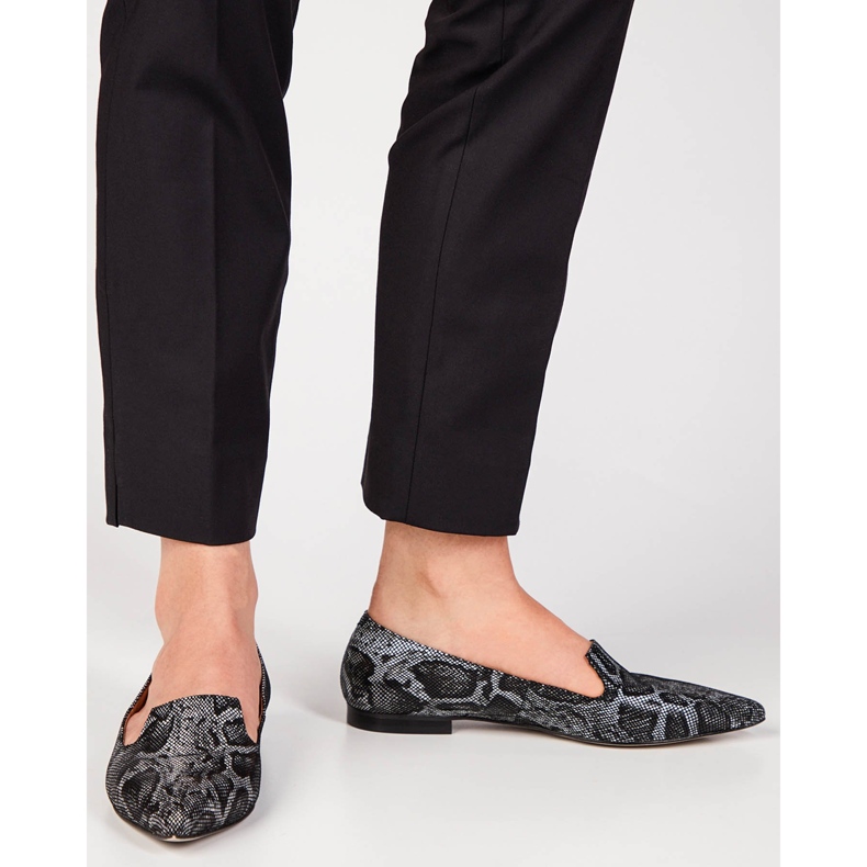 Marco Shoes Mustat käärmeennaiset herrat 2