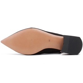 Marco Shoes Mustat mokkanahkaiset koristeelliset suuttimet 1