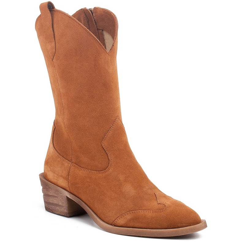 Marco Shoes Kuparisaappaat luonnon mokkaa ruskea 1