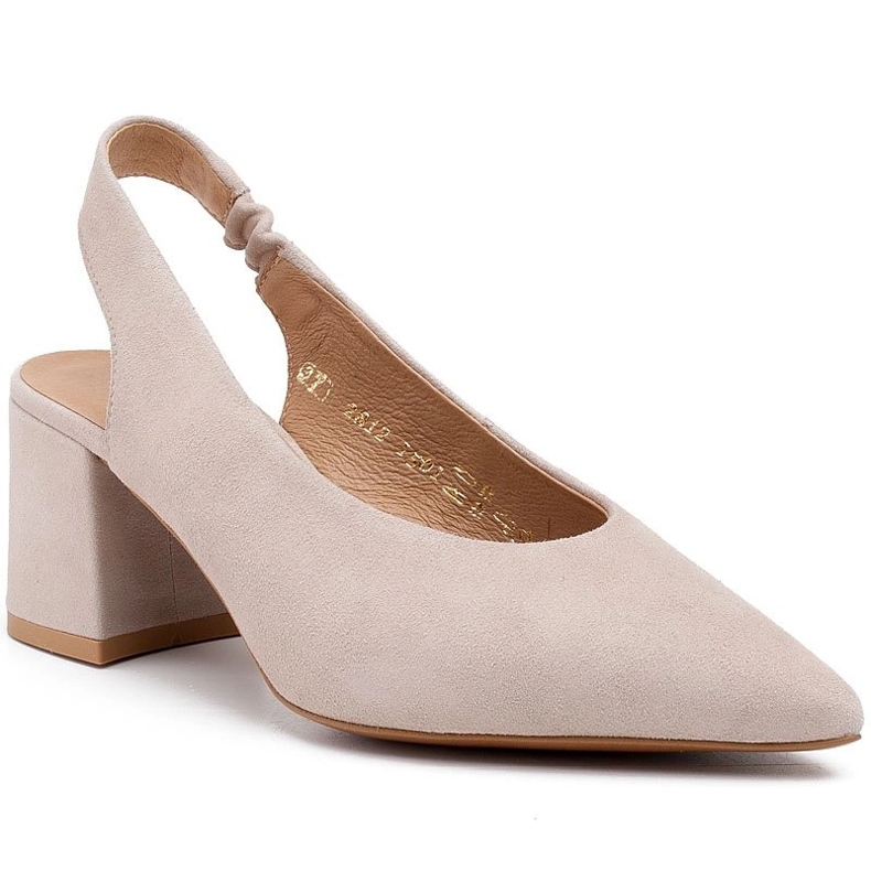 Marco Shoes Beige sandaalit 1501P hihnalla ja kumilla 1