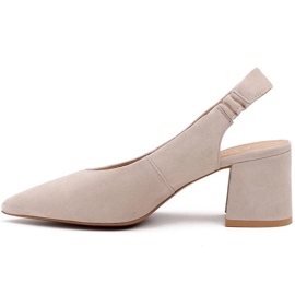Marco Shoes Beige sandaalit 1501P hihnalla ja kumilla 2