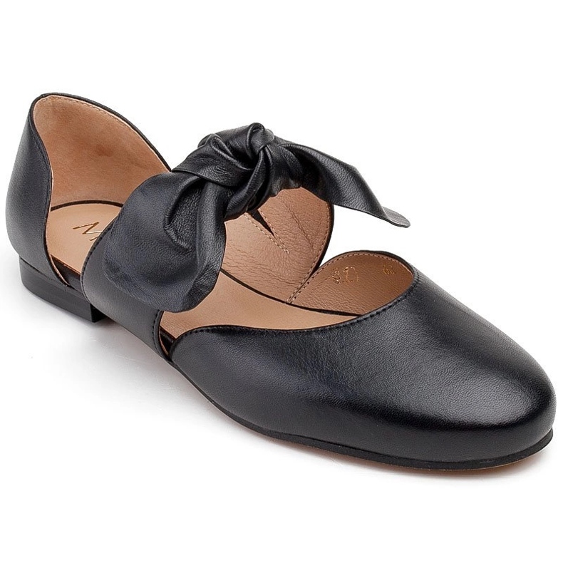 Marco Shoes Mustat ballerinat 1531P mustalla keulalla 1