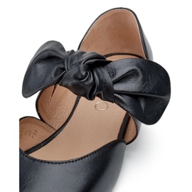 Marco Shoes Mustat ballerinat 1531P mustalla keulalla 2