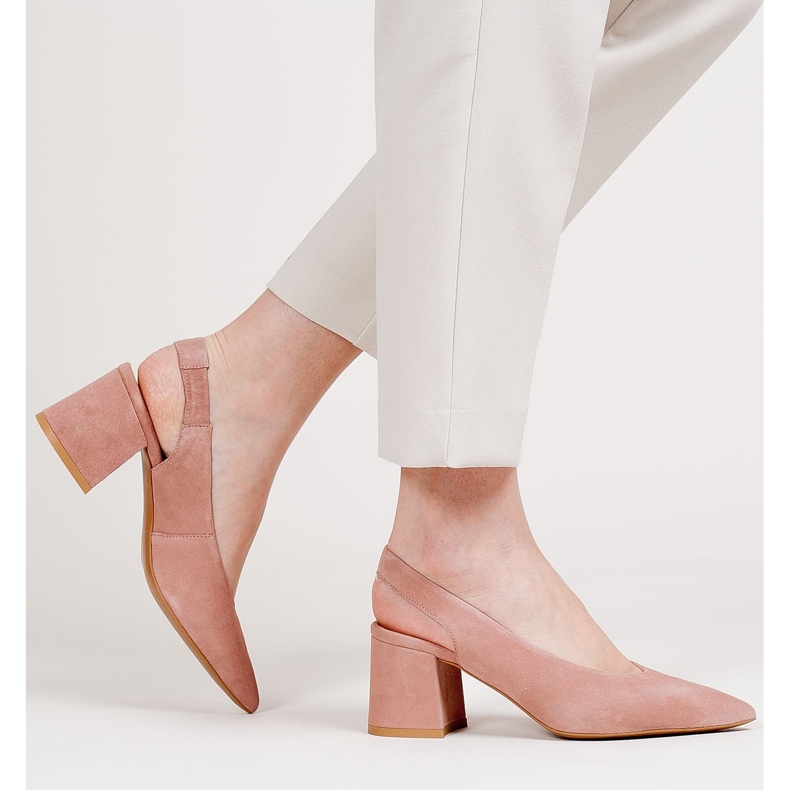 Marco Shoes 1501P lohesandaalit hihnalla ja kumilla vaaleanpunainen 2