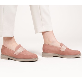 Marco Shoes Mukavat kengät 1813P jauhepinkki, jossa metallinen sisäosa vaaleanpunainen 1