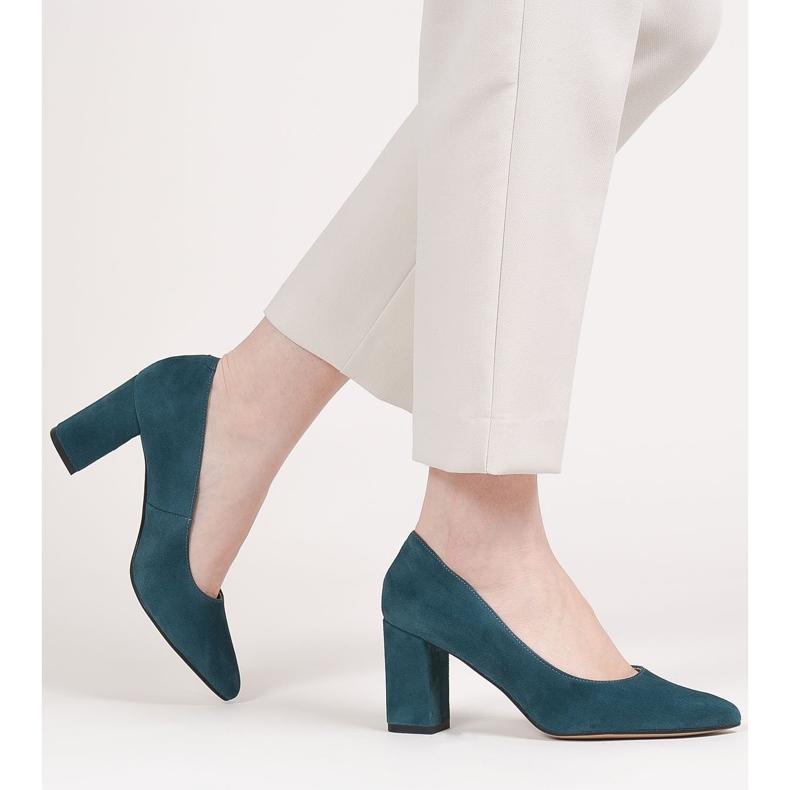 Marco Shoes Siniset pumput luonnon mokkaa sininen 2