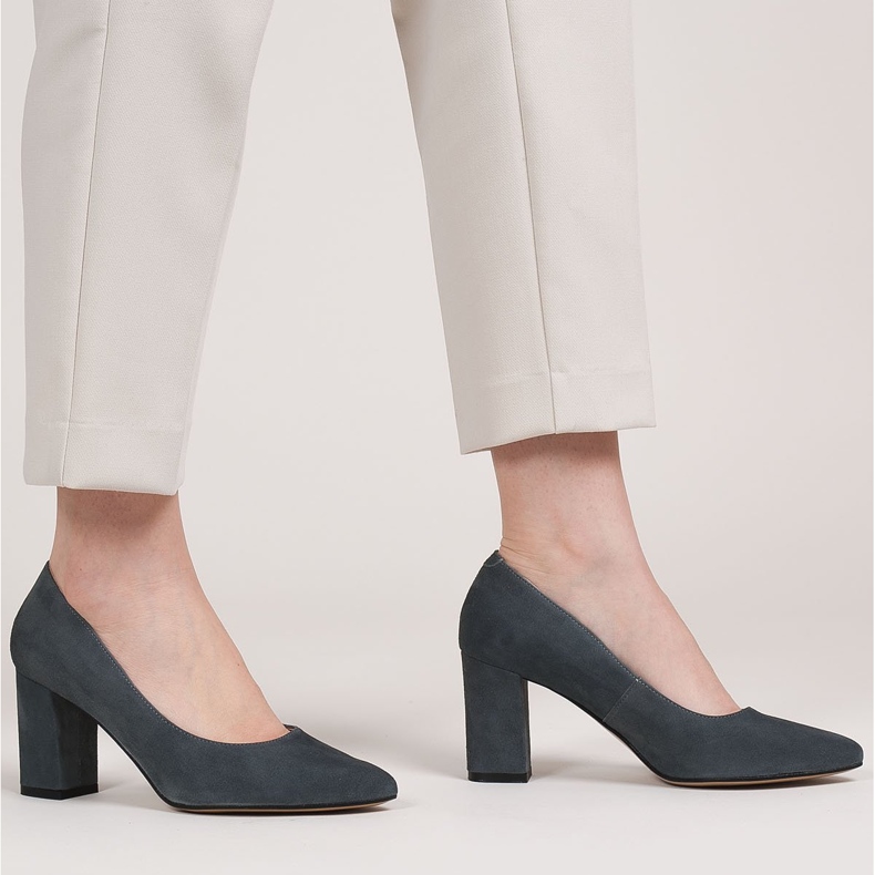 Marco Shoes Harmaat pumput luonnon mokkaa 1