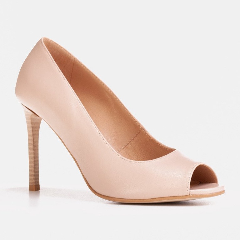 Marco Shoes 1581P beige sandaalit korkealla korolla 1