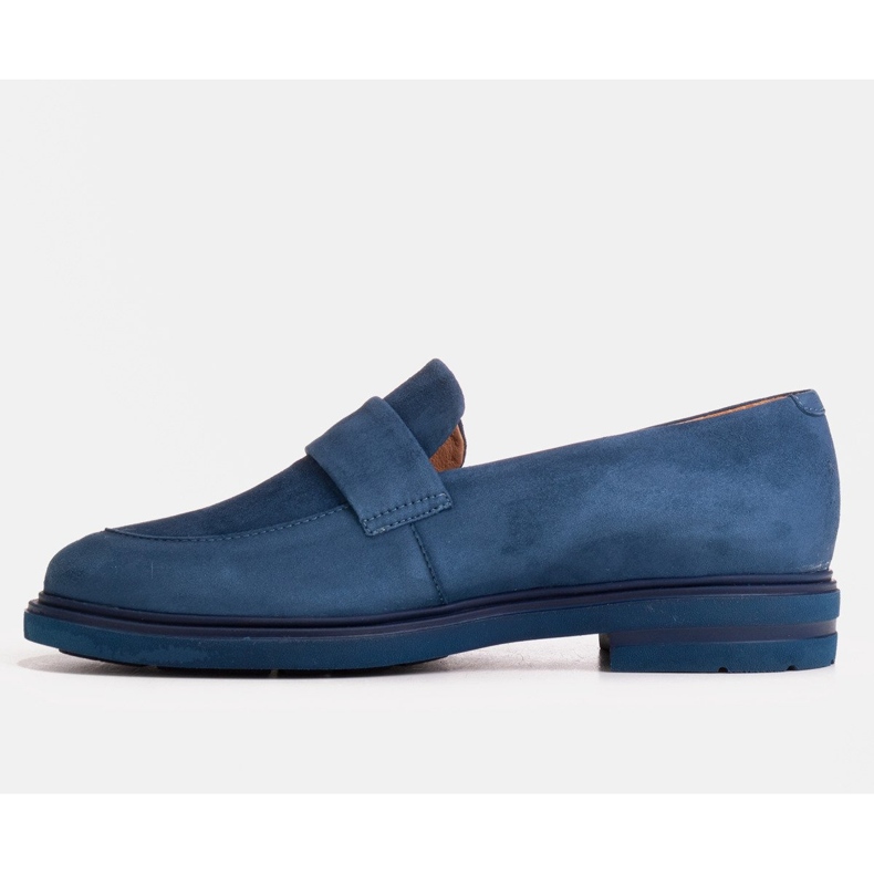Marco Shoes Tummansiniset mokkasiinit vaalealla pohjalla tummansininen 1
