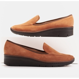 Radoskór Mukavat matalat kiilakengät leveämmälle jalalle ruskea 1