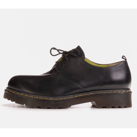 Marco Shoes Mustat naisten kengät paksulla läpinäkyvällä pohjalla 1