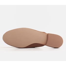 Marco Shoes Naisten mokkanahkatossut, joissa koriste ruskea 1