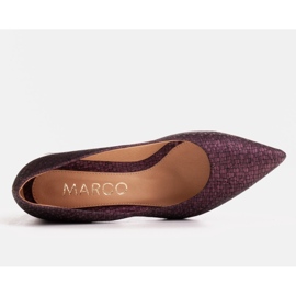 Marco Shoes Tyylikkäät pumput säämiskänahkaa violetti 1