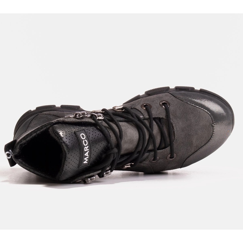 Marco Shoes Urheilulliset naisten saappaat, joissa on pieni syksy-talvieristys harmaa 1