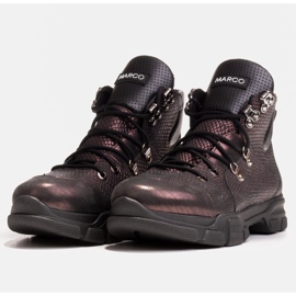 Marco Shoes Urheilulliset naisten saappaat, joissa on pieni syksy-talvieristys violetti 1