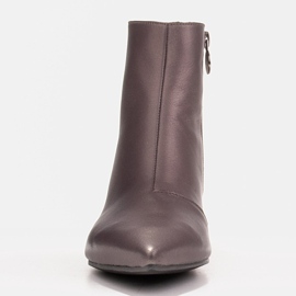 Marco Shoes Marco 1653b -saappaat, joissa matalat korot nahkaa ruskea 1