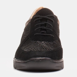 Radoskór Mukavat kengät leveämmälle jalalle kevyellä pohjalla musta 1