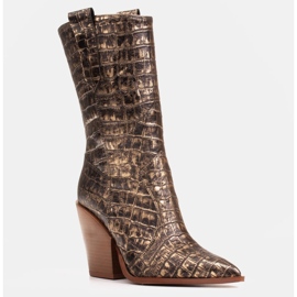 Marco Shoes Marco -saappaat 1408K vanhat kultaiset cowboy -saappaat kultainen 1