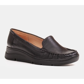 Radoskór Mukavat mustat naisten kengät leveämmälle jalalle 1