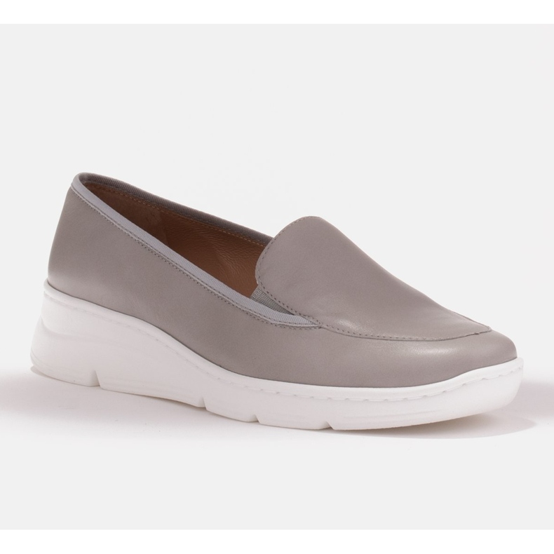 Radoskór Mukavat harmaat naisten kengät leveämmälle jalalle 1