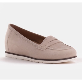 Marco Shoes Kevyet kengät, joissa on erittäin pehmeä alapuoli ja piilotettu haara beige 1
