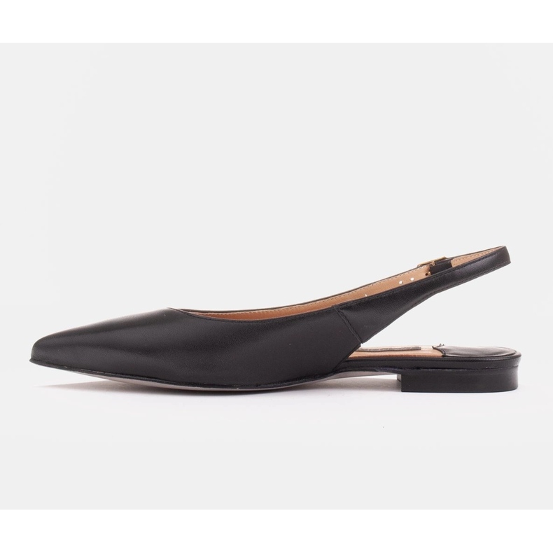 Marco Shoes Luonnolliset nahkasandaalit mustana 2