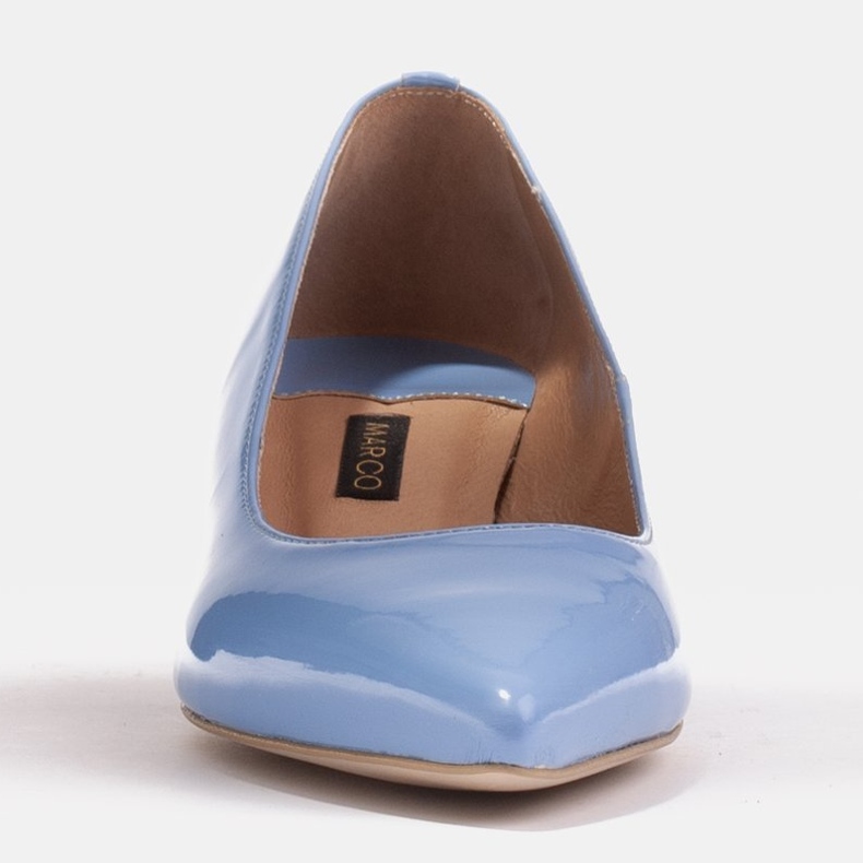 Marco Shoes Tyylikkäät pumput matalalla korolla sininen 1