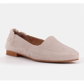 Marco Shoes Naisten ballerinat, joiden päällinen on joustava beige 1
