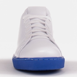 Marco Shoes Urheilukengät valkoisesta nahasta valkoinen 1