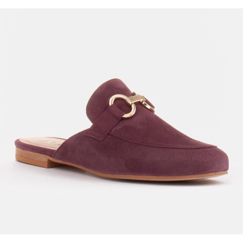 Marco Shoes Naisten mokkanahkatossut, joissa koriste punainen monivärinen 2