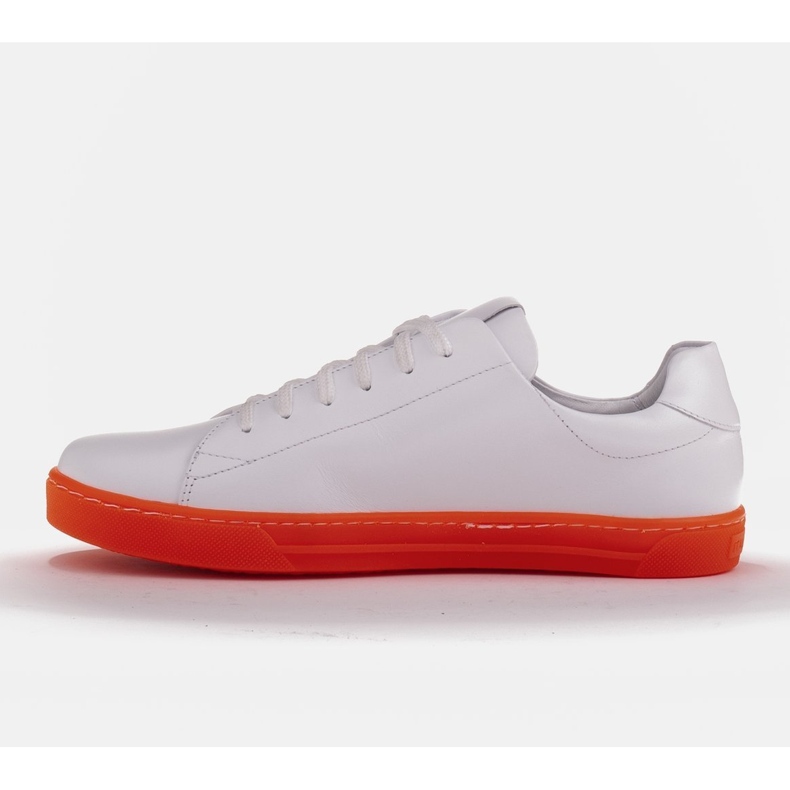 Marco Shoes Urheilukengät valkoisesta nahasta valkoinen 1