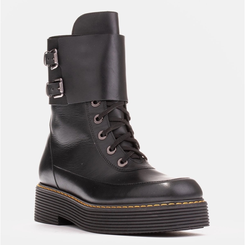 Marco Shoes Federica -saappaat, joissa koristeelliset lukot musta 1