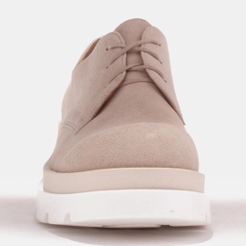 Marco Shoes Angelina -kengät, joiden pohja on valkoinen ja beige 1