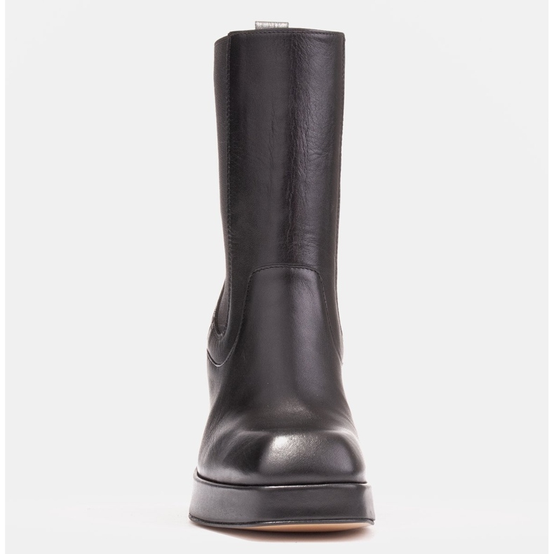 Marco Shoes Platformiset nilkkurit, joissa kuminen yläosa musta 1