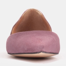 Marco Shoes Naisten ballerinat matalalla sivulla violetti 2