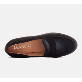 Marco Shoes Loaferit, luonnon nahkaa hiuksilla musta 6