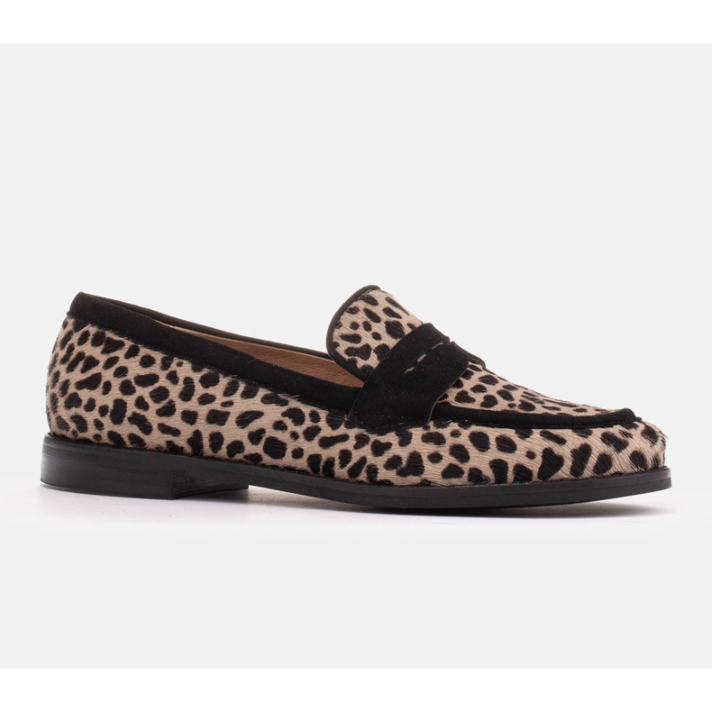 Marco Shoes Loaferit, luonnonnahkaa hiuksilla 2231P-1283-041-1 beige musta 1