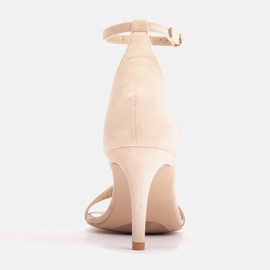 Marco Shoes Tyylikkäät sandaalit luonnollisesta mokkasta beige 2