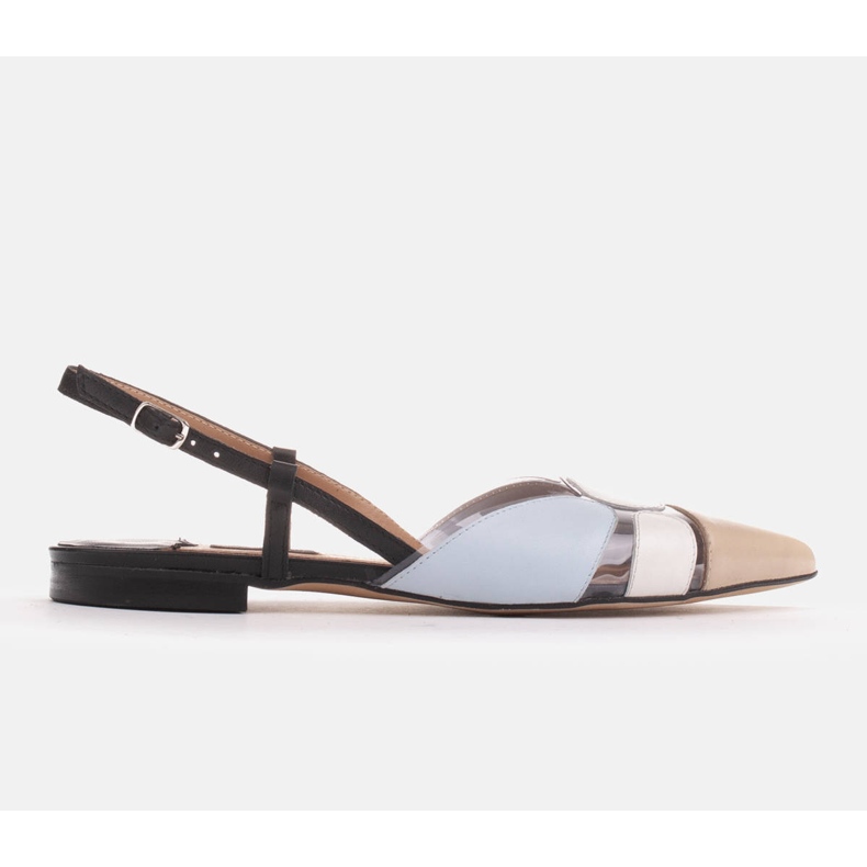 Marco Shoes Värikkäät sandaalit läpinäkyvästä materiaalista beige musta sininen 1