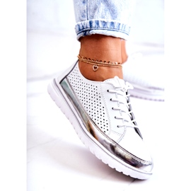 Vinceza Naisten harjakattoiset kengät alustalla valkoinen Deloren 2