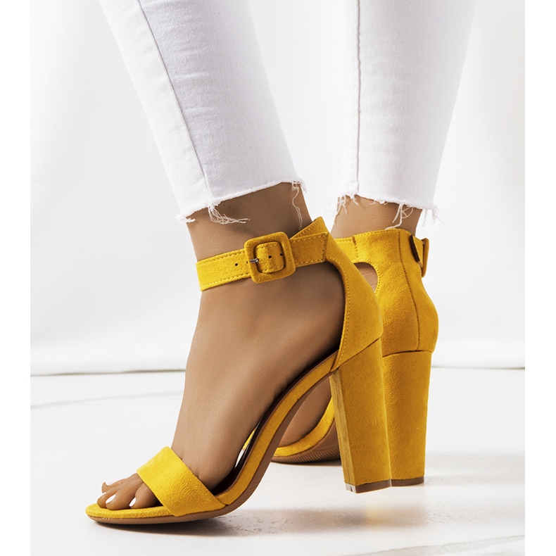 Keltaiset sandaalit Hopkins-postissa keltainen 2