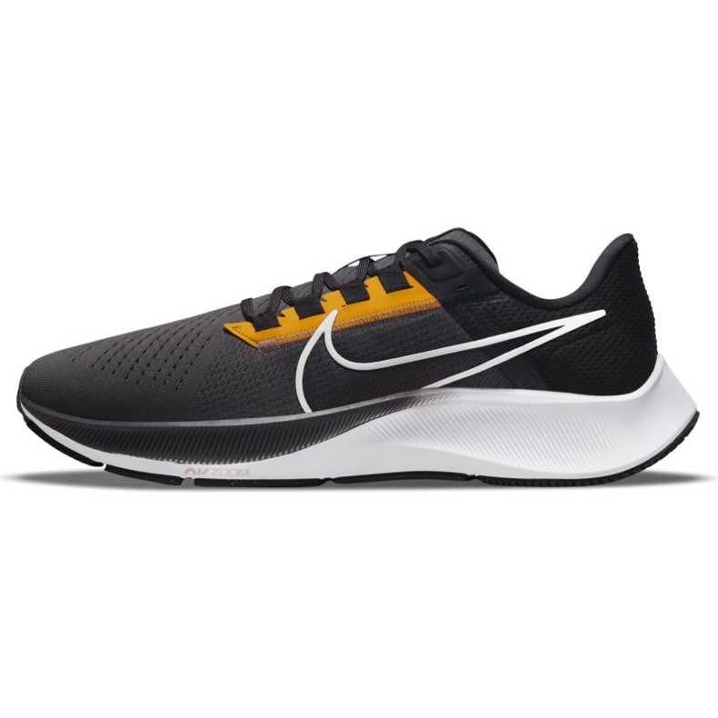 Nike Air Zoom Pegasus 38 M CW7356-010 kenkä musta keltainen 1