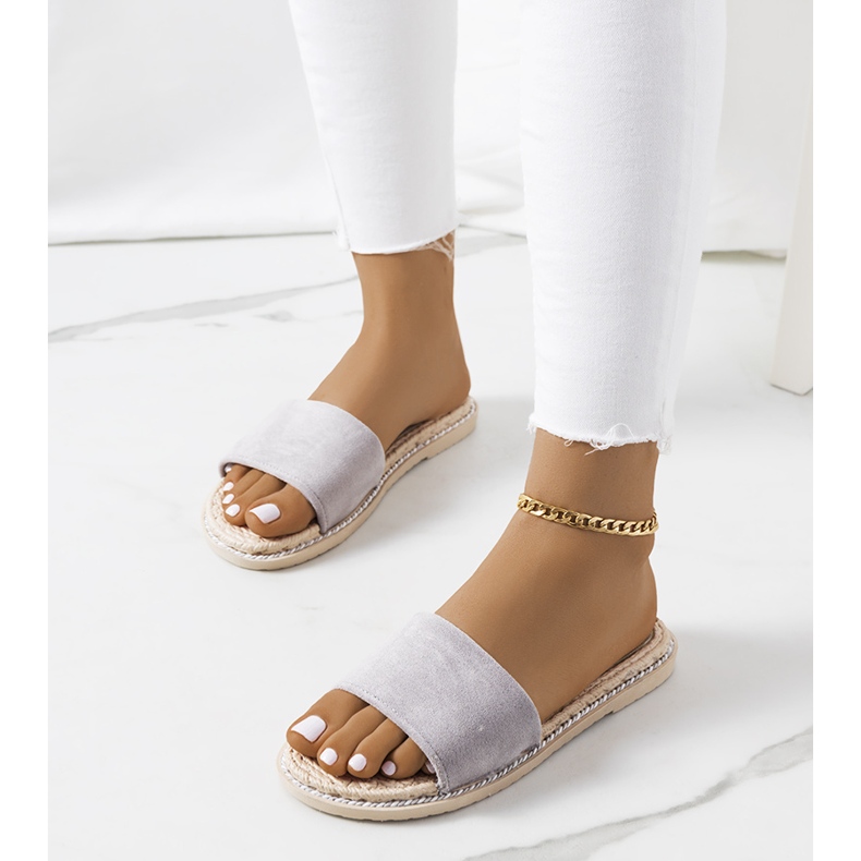 Harmaa naisten Staton-tossut 1